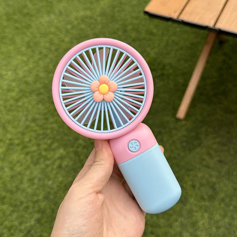 Little Flower Mini Handheld Fan-Rechargeable