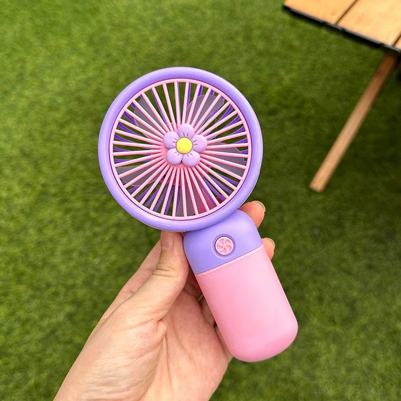 Little Flower Mini Handheld Fan-Rechargeable