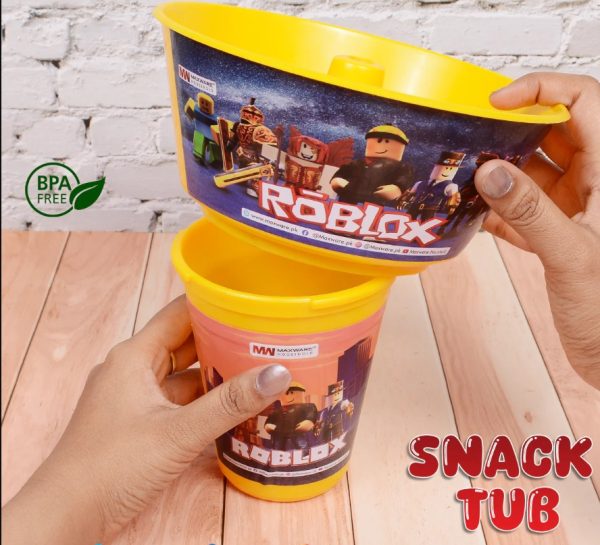 Kids Snacks Bucket With Straw Cup(random Color & Character)